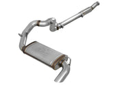 aFe MACHForce XP 18-20 Jeep Wrangler (JL) L4-2.0L (t) 3in 409 SS Cat-Back Hi-Tuck عادم